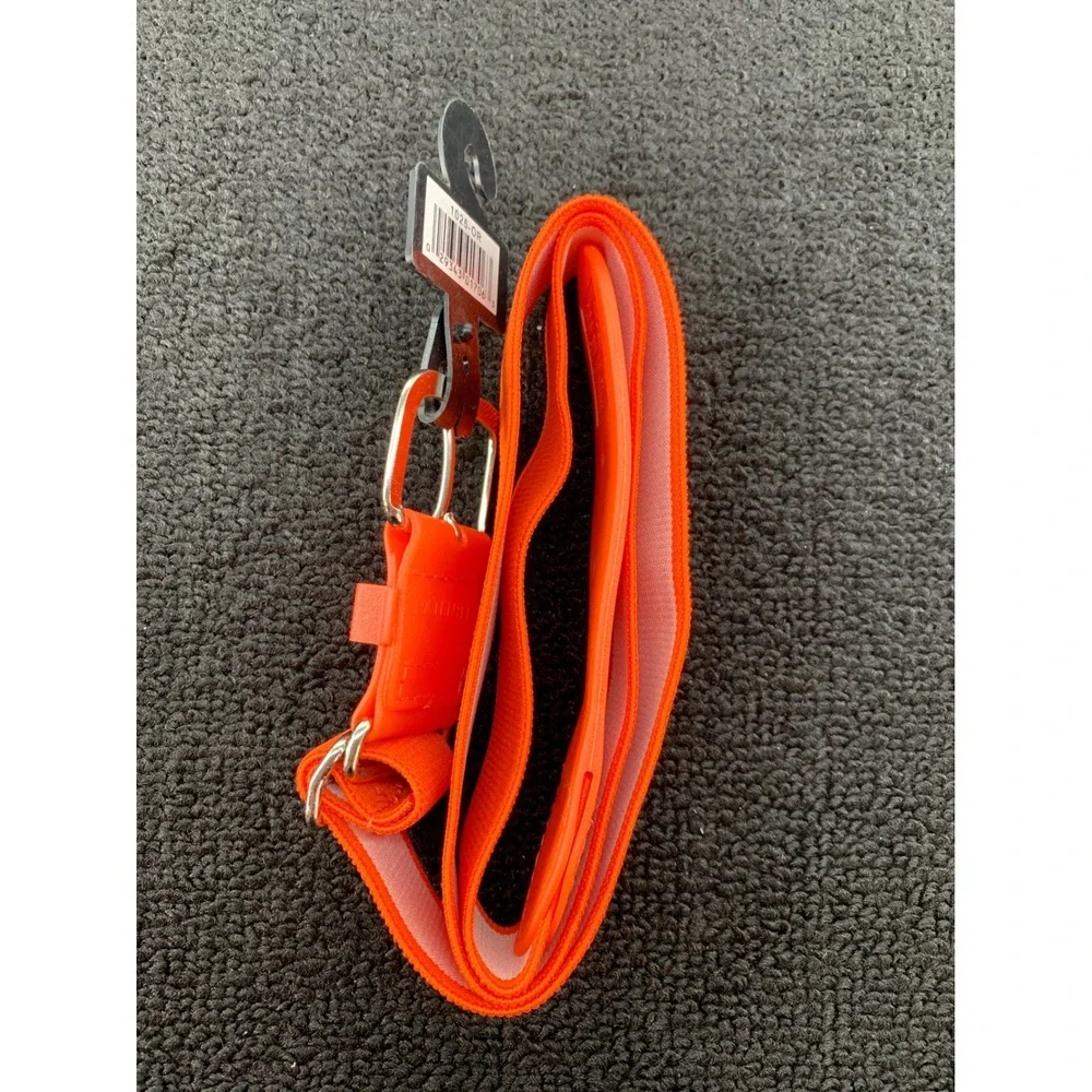 All Star Orange‎ Elastic Belt with Silver Buckle Baseball Softball Adjustable